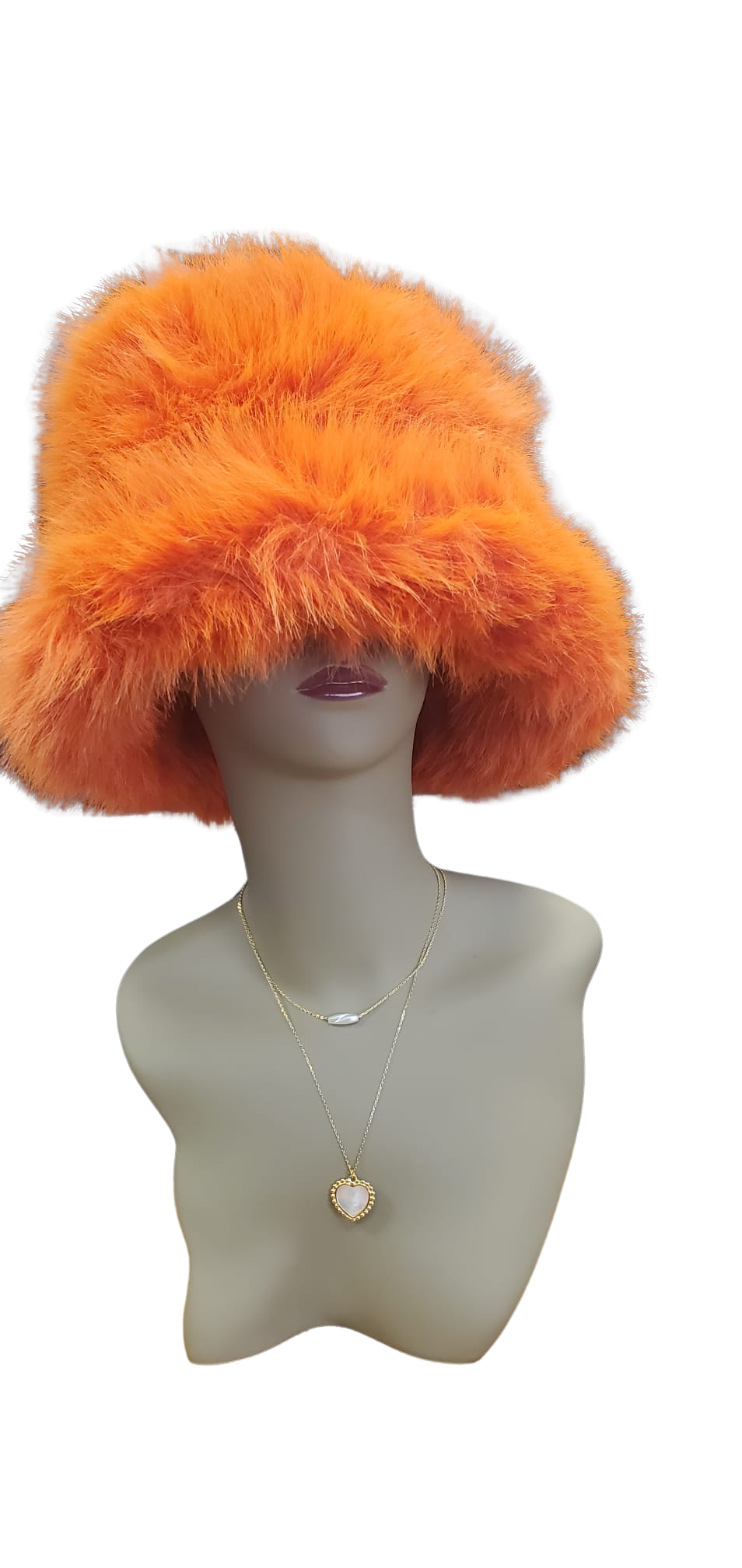 Orange Fur Hat