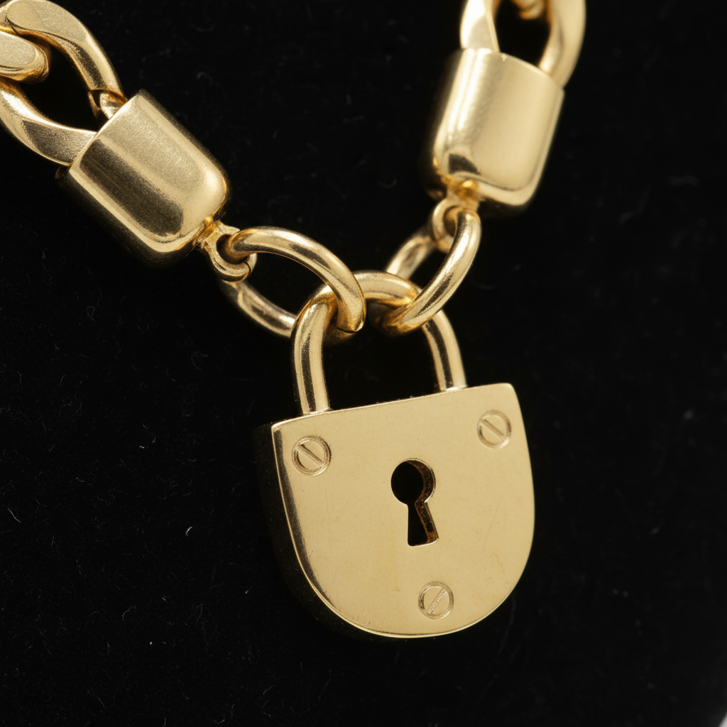 Close-Up Padlock Detail